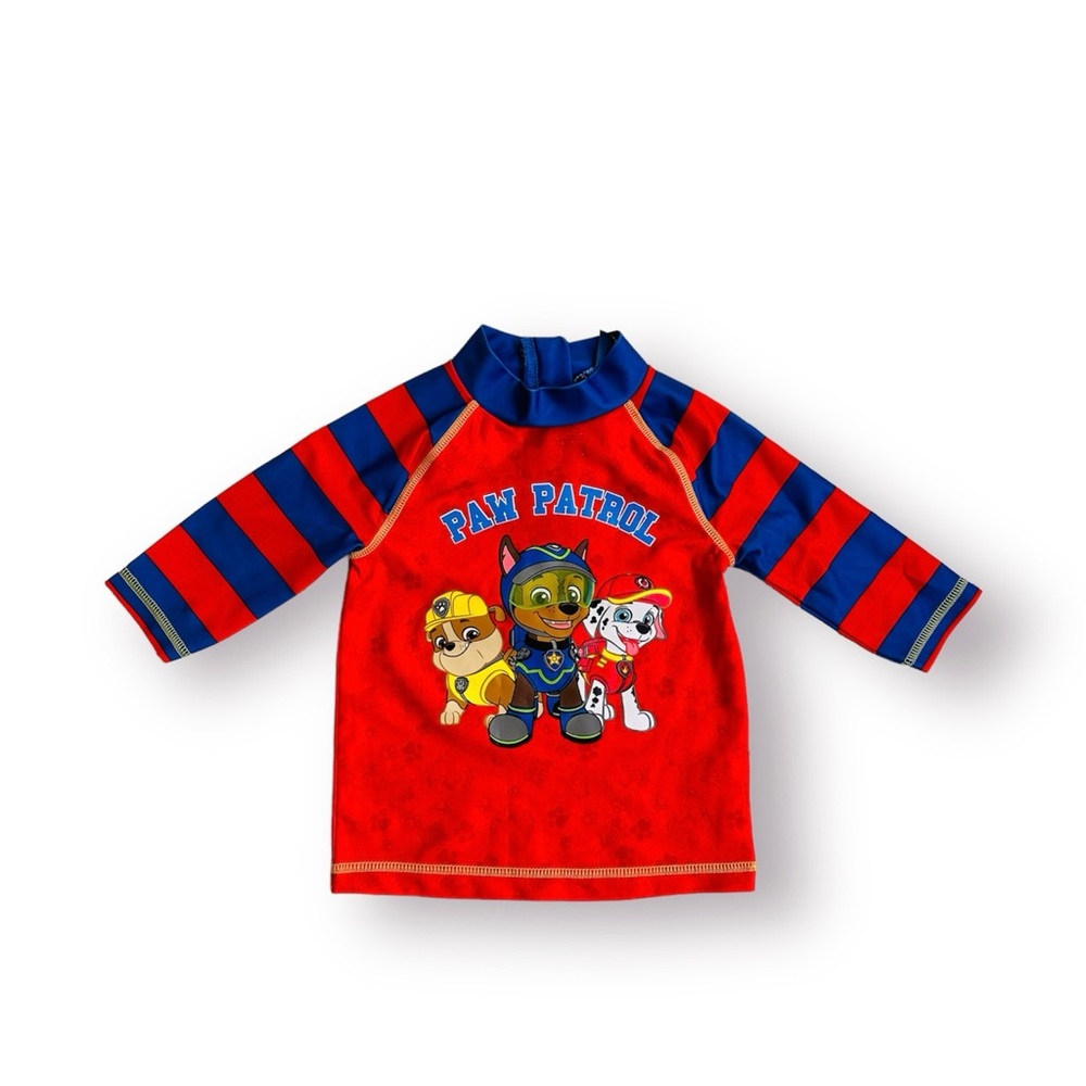 Nickelodeon By George Paw 🐾 Patrol Rashguard Top Size 2-3 Years